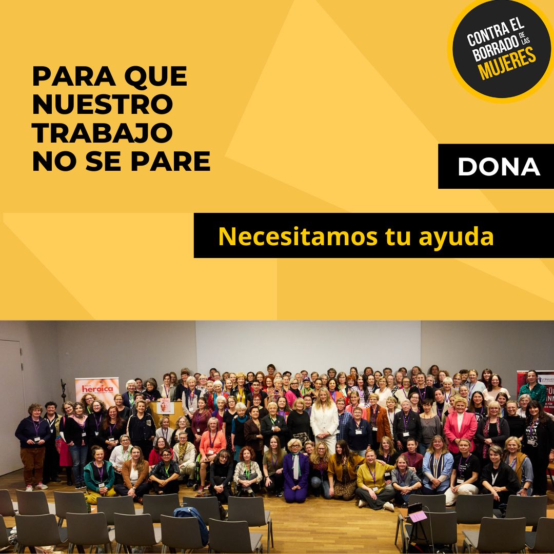 ContraBorrado's tweet photo. Para trabajar con otras organizaciones feministas en Europa, necesitamos tu ayuda.
Puedes hacer una donación aquí: https://t.co/08Tdw6qrMg https://t.co/1llEk3Yref