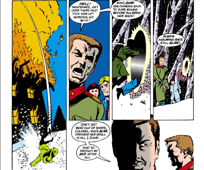 BOLUDO ME ASUSTE, CREI QUE POSTA SE MURIO ENCHANTRESS

( Suicide Squad Vol. 1 #6 )