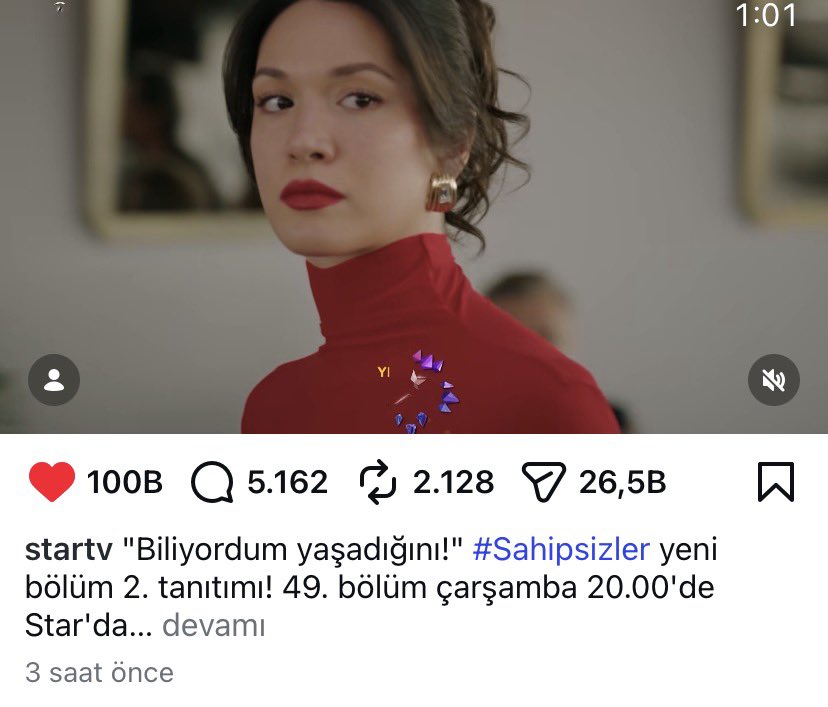 biletparasi's tweet photo. 3 saatte 100K beğeni🫠 https://t.co/wYetNvSB0S