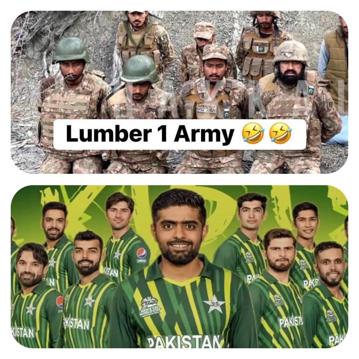 Kedaar1604's tweet image. SURRENDER(ISTAN) 😂🤣😝

#surrenderarmy #IndiaVsPakistan #T20WorldCup2026 #icc #BCCI #pcb