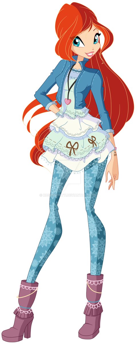 Hot take but I love bloom’s casual outfit in season 8