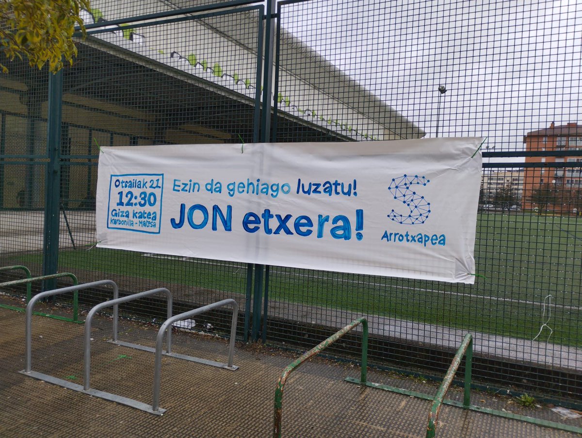 SareArrotxapea's tweet photo. Arrotxapeko Etxera eguna 2026
#EzinDaGehiagoLuzatu
#JonRubenachEtxera
#Konponbidea #Bakea
#Elkarbizitza #Etxera https://t.co/oNksQzbMn3