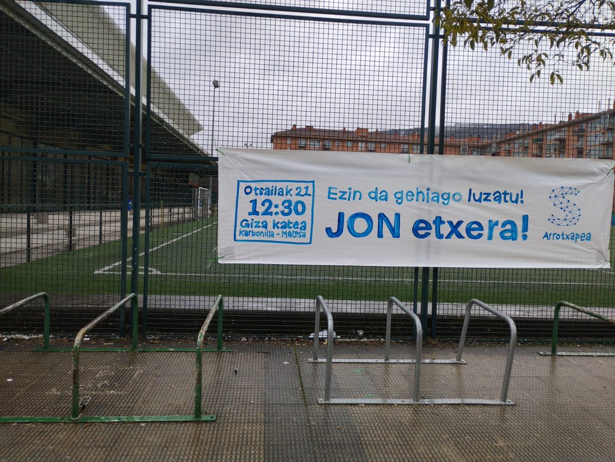 SareArrotxapea's tweet photo. Arrotxapeko Etxera eguna 2026
#EzinDaGehiagoLuzatu
#JonRubenachEtxera
#Konponbidea #Bakea
#Elkarbizitza #Etxera https://t.co/oNksQzbMn3