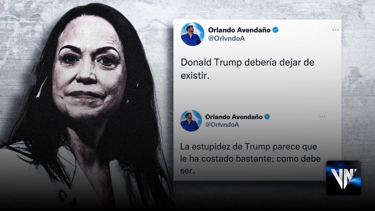 Brindemos 🥂🍾!!! <a href="/OrlvndoA/">Orlando Avendaño</a>

¡Se destapa la olla! Salen a la luz comentarios del propagandista de María Corina: «Donald Trump no debería existir»

venezuela-news.com/se-destapa-oll…