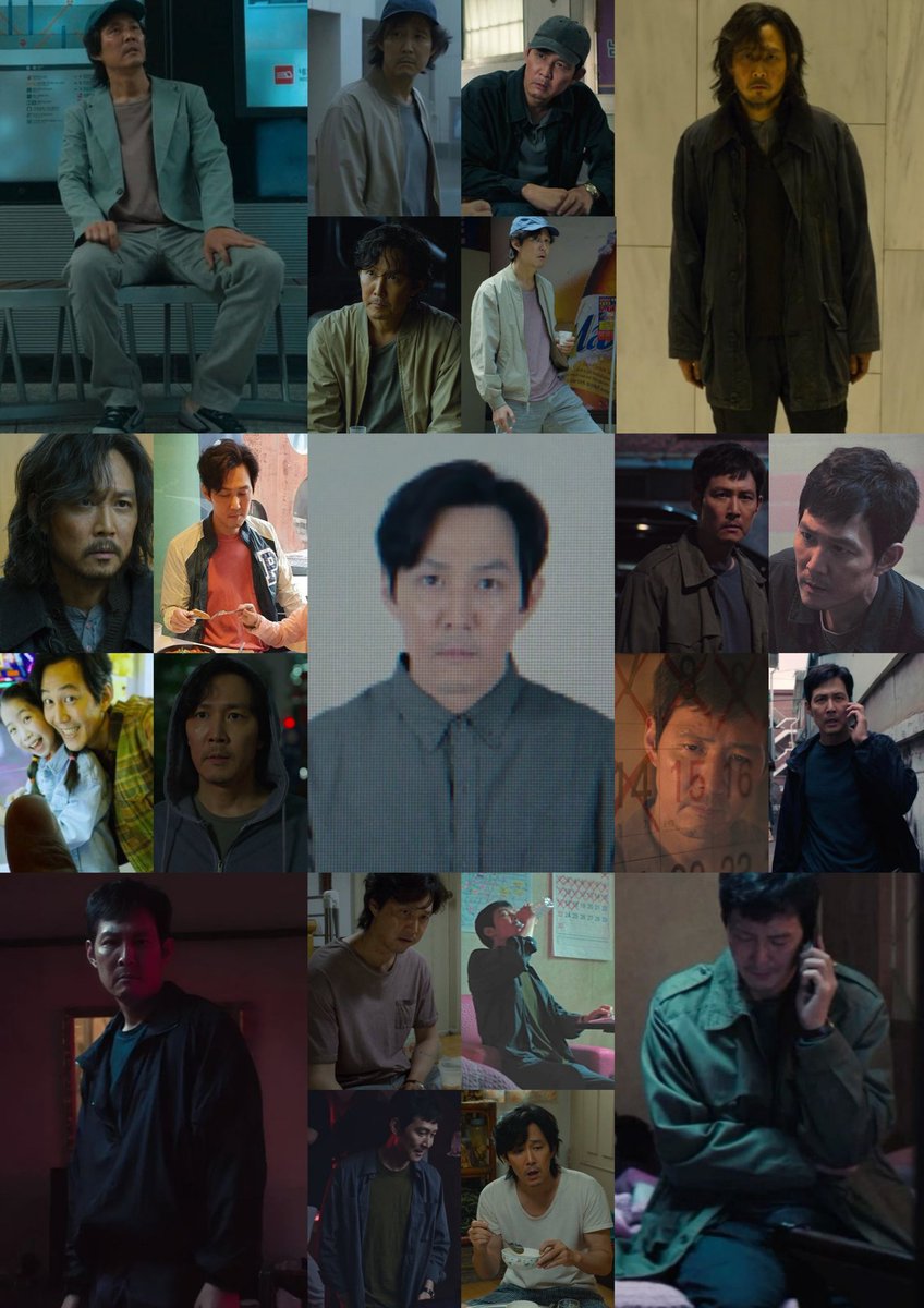 Gihun's style throughout the series