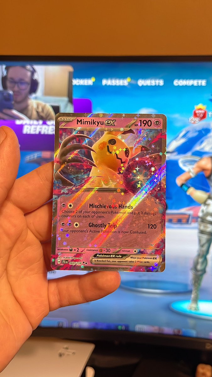 Next pack opened on stream! The pulls in this booster bundle are insane