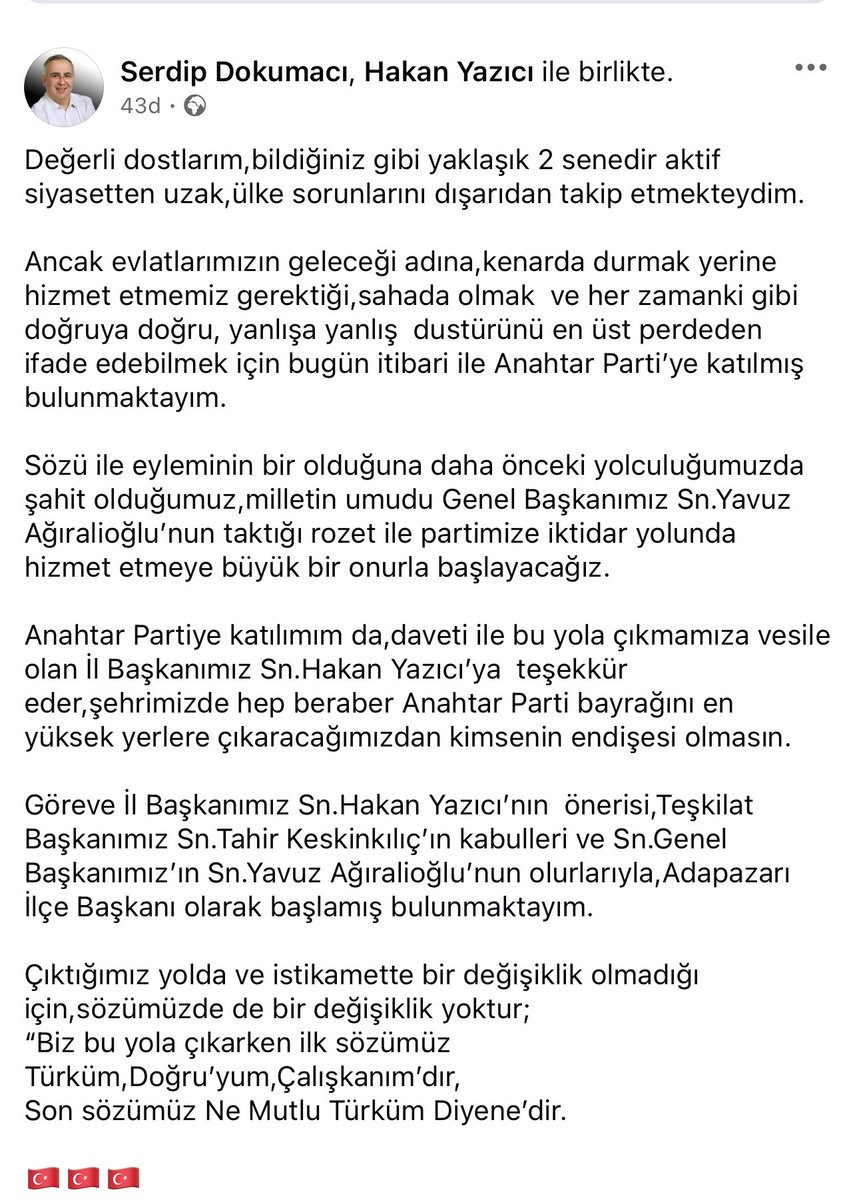 Av.E.Serdip DOKUMACI tweet media