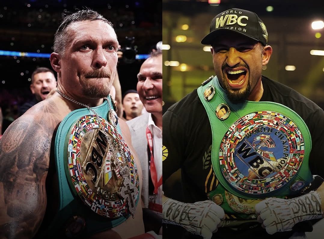 RudawTurkce's tweet image. WBC’den Agit Kabayel kararı

🥊Dünya Boks Konseyi (WBC), Polonyalı ağır sıklet şampiyonu Oleksandr Usyk’in, Kürt boksör Agit Kabayel ile unvan koruma maçına çıkmasına karar verdi.
🔹 Usyk, "Kürt Gücü" lakaplı Agit Kabayel’den önce bir kez "isteğe bağlı" savunma maçı yapabilecek.