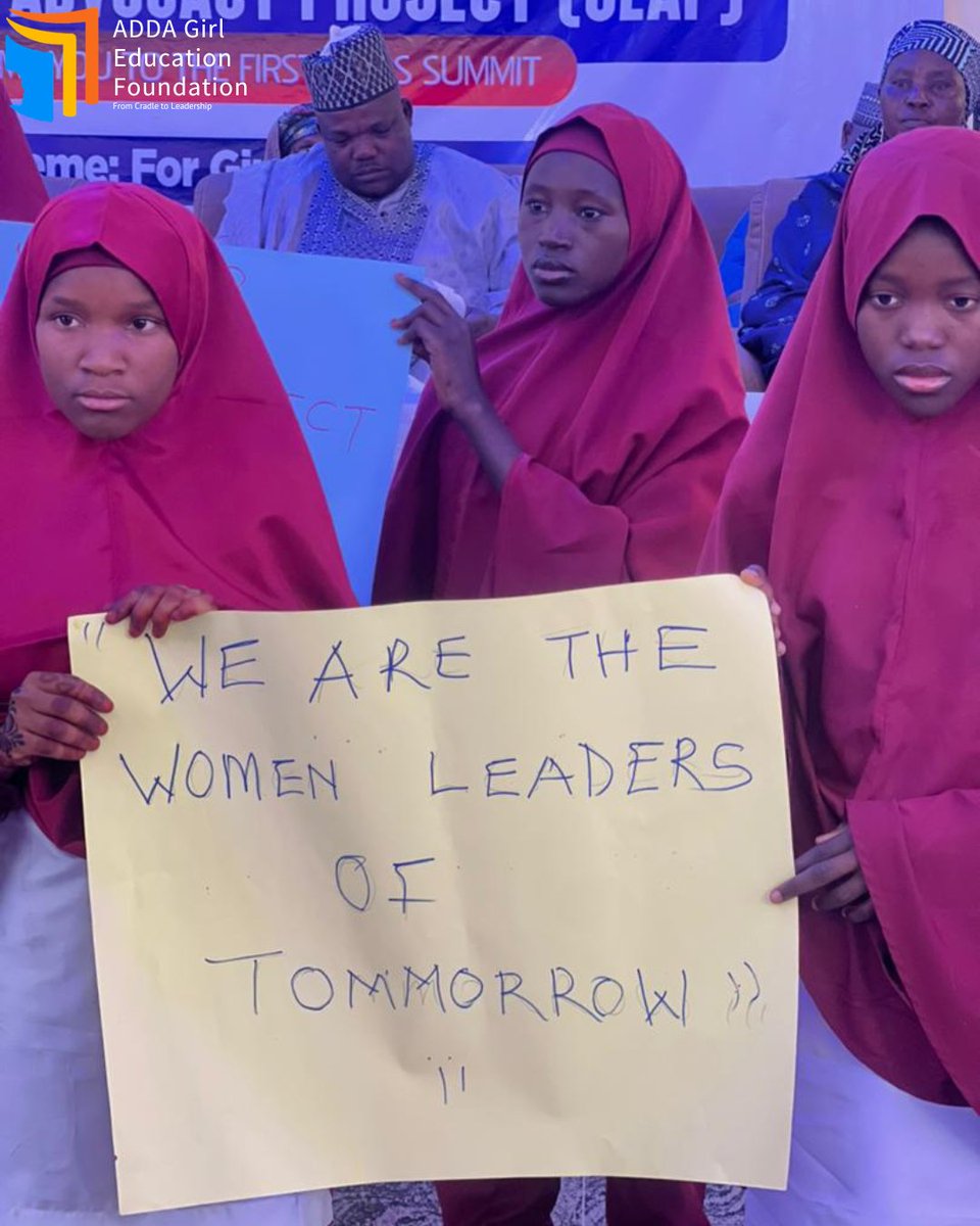addagirledu's tweet photo. Adda Girl Education Foundation hosted its First Girls’ Summit under GLAP, uniting stakeholders to tackle Barema and keep girls in school in Gombe State.
Together, we can protect girls and end Barema.
#GLAP #EndBarema #GirlsSummit #ProtectOurGirls #AddaGirlFoundation #GombeState https://t.co/1Hh1y34TXd