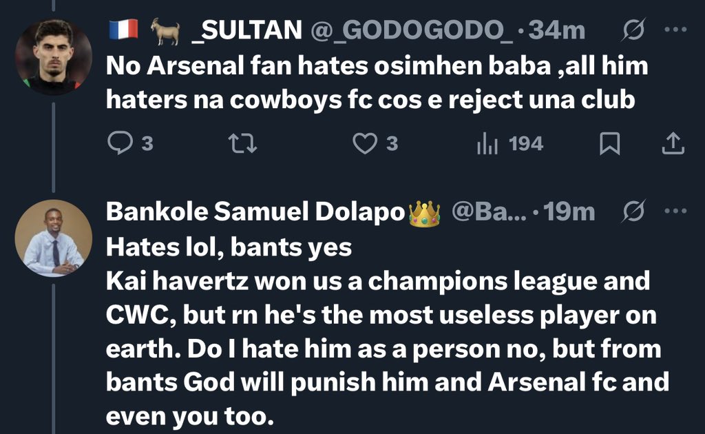 I’ve not seen useless fan base like Chelsea in my life 😂😂😂😂😂

wtf is this reply