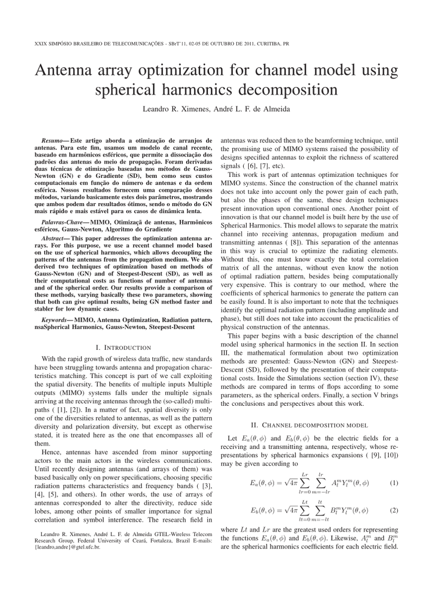 Blocking Signal Reception in Spherical Harmonics Arrays In spherical ...