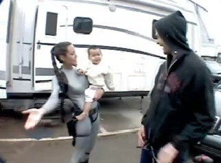 Toastiewiththe's tweet image. #AngelinaJolie 
#onset Angelina Jolie in Lara Croft Tomb Raider: The Cradle of Life (2003)