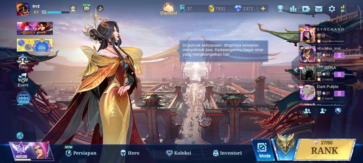 Ryythm_'s tweet photo. #WTS
Gass bang, kapan lagi ya kan jadi Sultan wkwkw
165 dm = 21k
256 dm = 53k tanpa antri

Rekber gass, testimoni banyak silahkan minta sepuasmu &amp; transaksi safe pake bank utama 😁.

#zonauang #zonajajan #mlbb https://t.co/nhwvjfHuCq