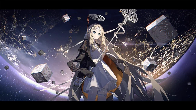 #私はこういう絵を描いています 去年、仕事で描いた絵