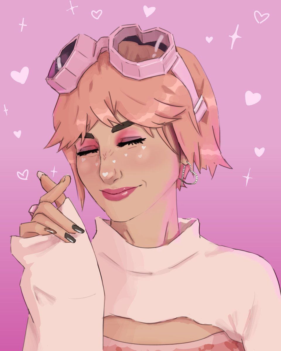 FanOskey's tweet photo. Late valentines fanart of @VisualSounds1 https://t.co/Y2WduAacoL
