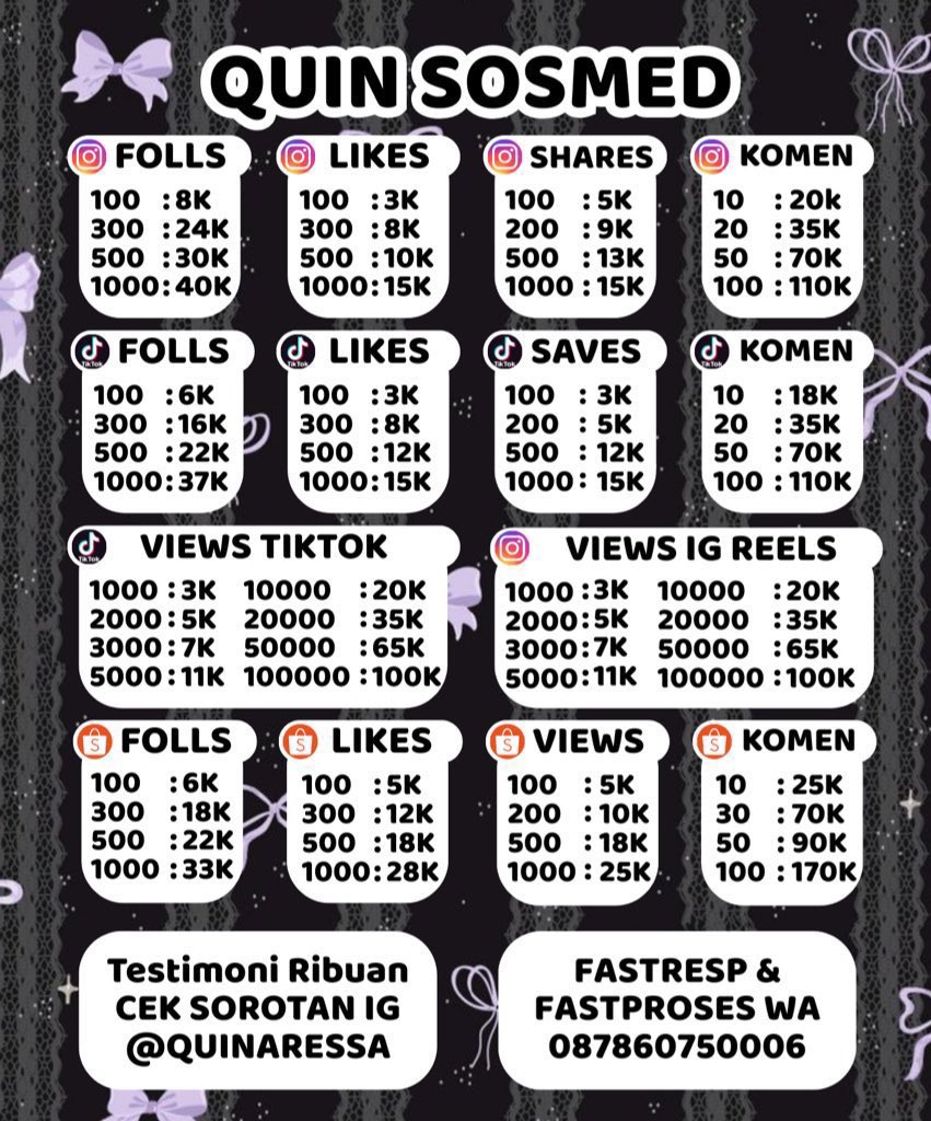 sevan / jual followers ig tiktok shopee tweet media
