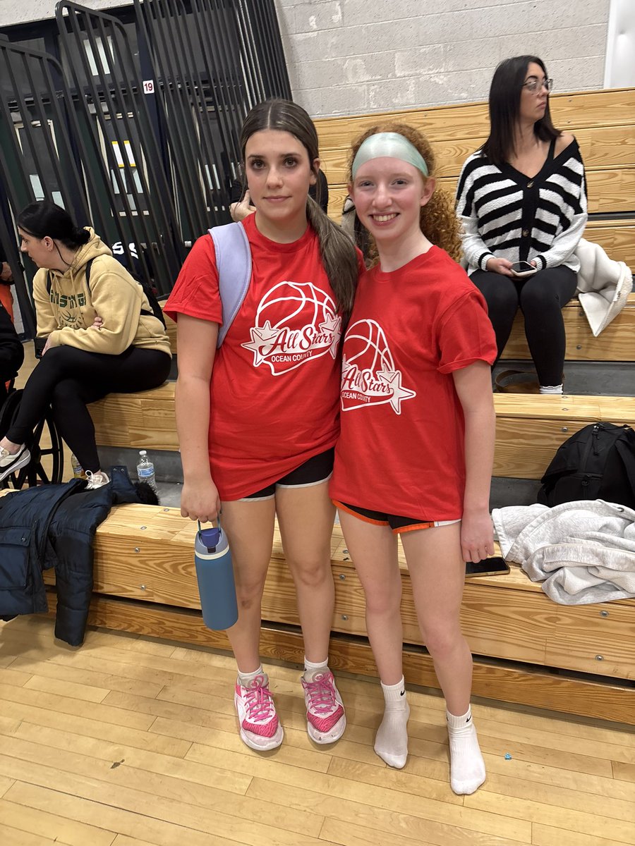 Congratulations to Olive Gehrke &amp; Lexi Buschiazzo on being selected to represent The Shore Conference Middle School Girls Basketball All-Star Game! 
The future is bright! 💪🏽🏀
