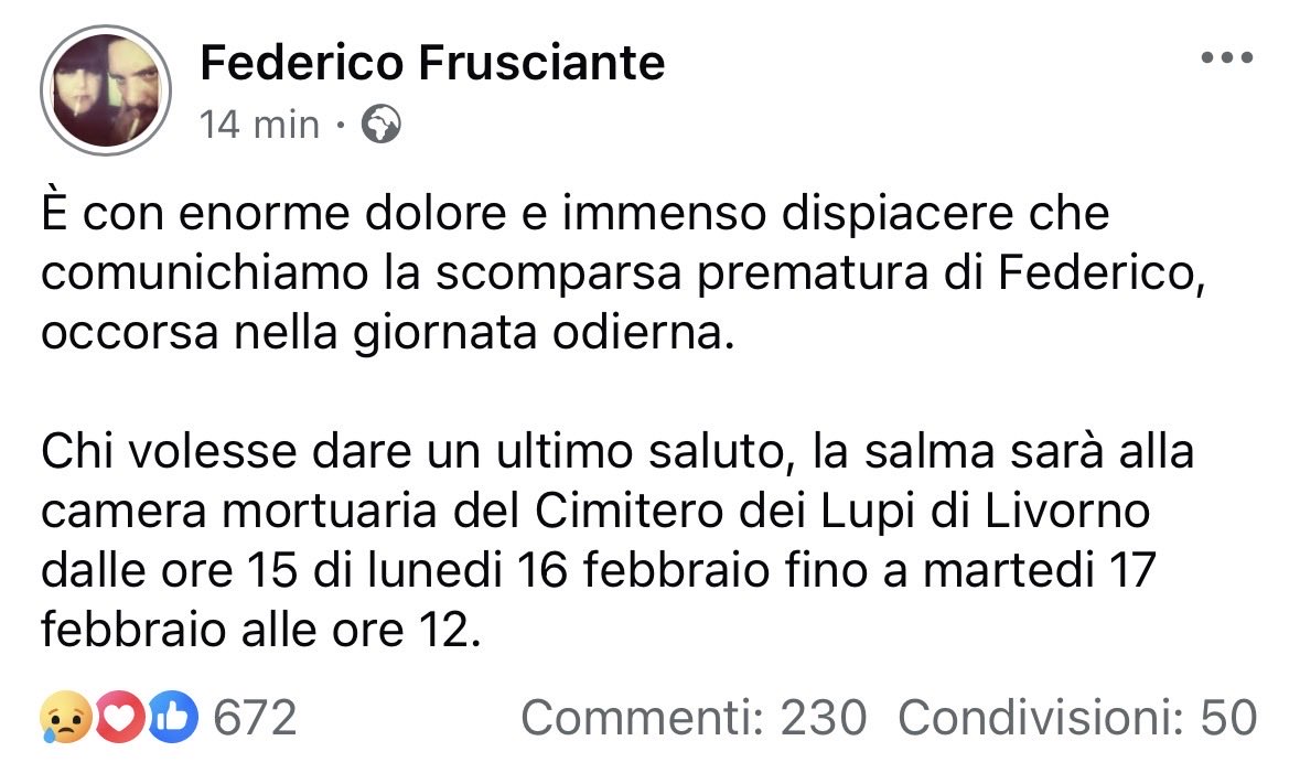 doctorcinema87's tweet photo. Sono sconvolto.

Sconvolto. https://t.co/W1KP06MJVI