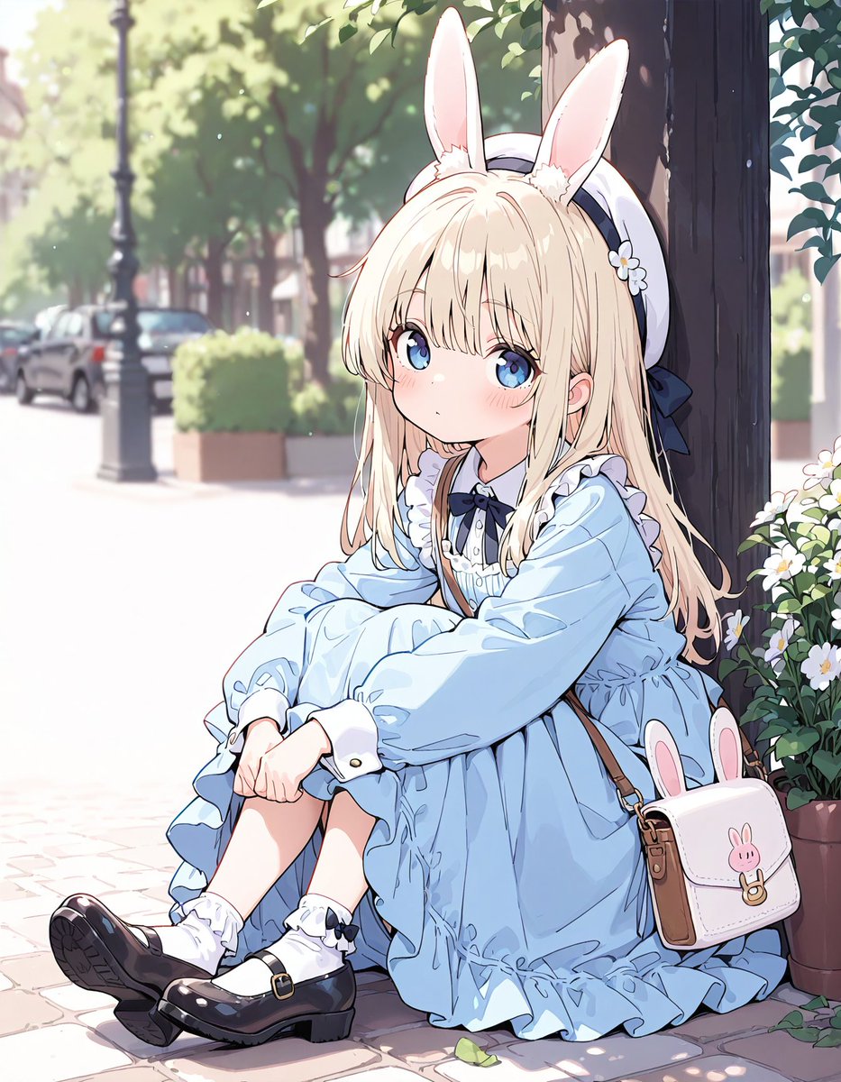 おはようございます🐰
今週もよろしくお願いします🐰🐰
#AIイラスト　#AIart