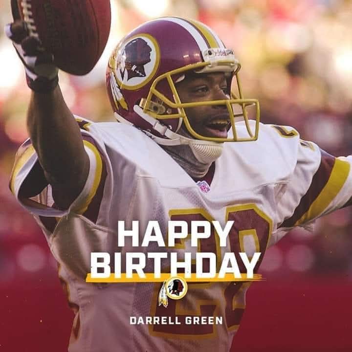 Happy Birthday GOAT
<a href="/darrellgreen28/">Darrell Green</a>