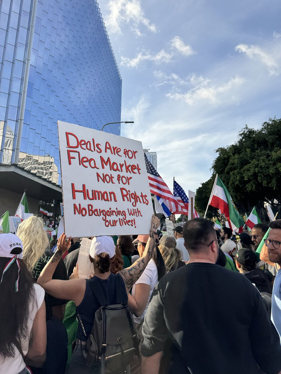 Yesterday I joined nearly 350,000 Iranians in Los Angeles to make our voices heard. People from every walk of life stood together, supporting Reza Pahlavi as a transitional leader once the Islamic regime falls and until a fair democratic referendum can be held. The world needs to