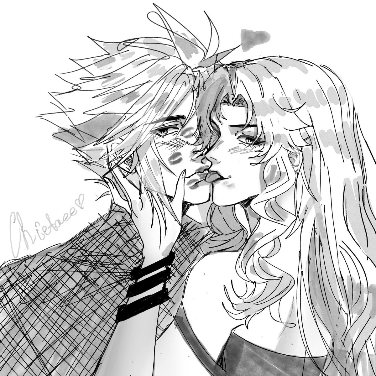 kiss kiss

#ff7 #Clerith