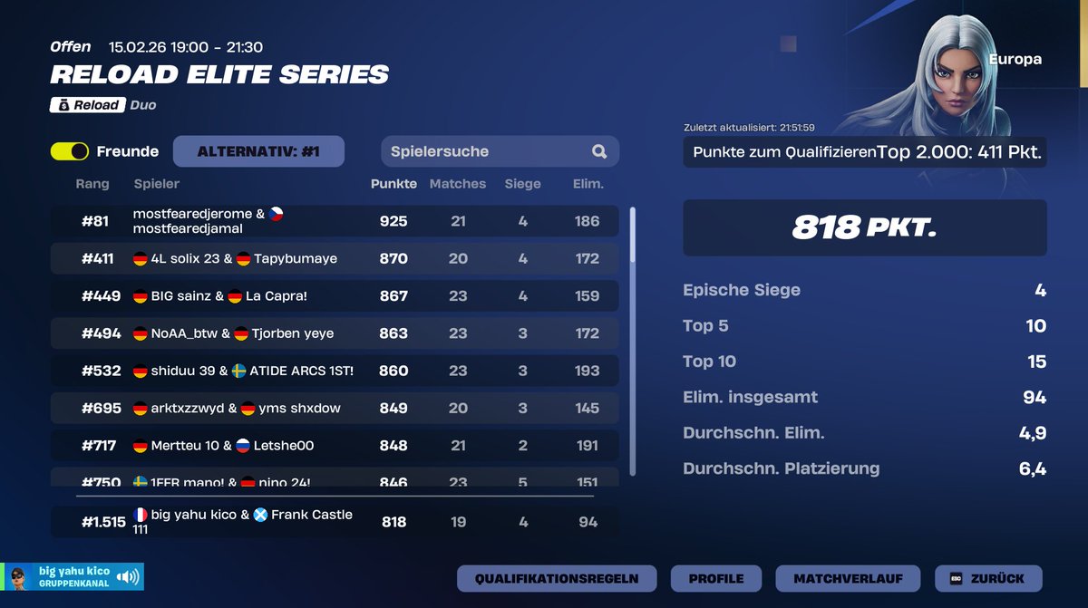 Qualed Reload Play-ins w/
<a href="/A3xtro/">A3xtro</a> 

<a href="/xteamascend/">Ascend eSports</a>