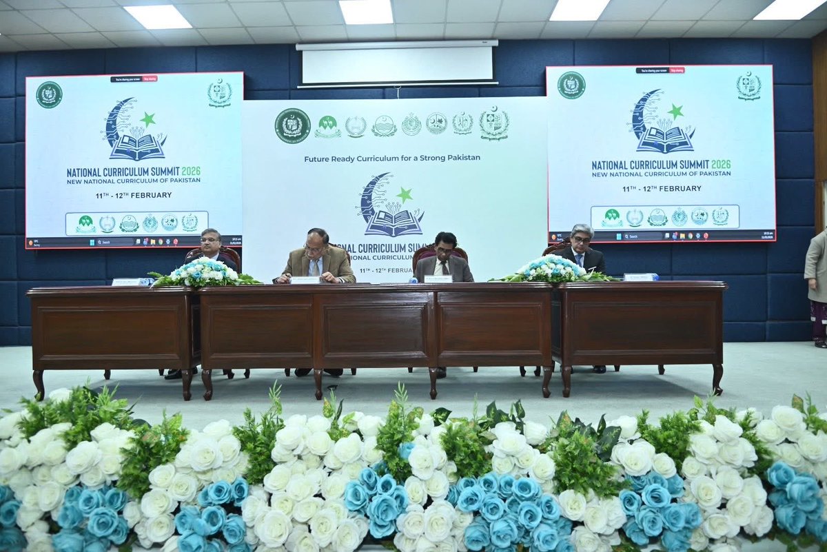 sabheenghoury's tweet image. Attended the National Curriculum Council Summit 2026 in Islamabad.
#Curriculum #PakistanZindabad