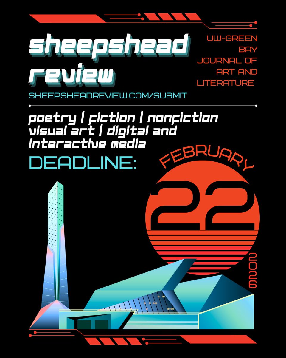 sheepsheadrev's tweet photo. 7 DAYS LEFT TO SUBMIT…we can’t wait to see your work! 👀👇
https://t.co/cRcTEWuMNX https://t.co/xXmv7rk4v4