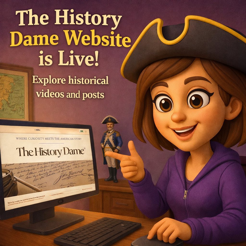 I’m excited to announce that my updated website is now live! 

Check it out: historydame.com

What’s New: 

All History Dame on the Road videos are organize by year, going back to 2022!

Creation of Collections that I’ll continue to update. This includes America 250 and