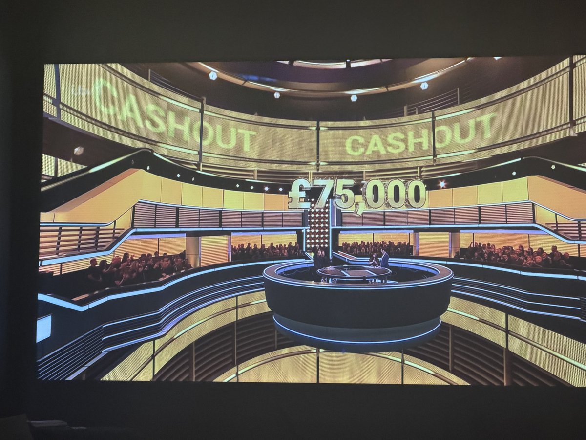 2001joe_mendy's tweet photo. OH MY GOSH, That was very last minute, but Ciaran & Louise have just cashed out at £75k. #LimitlessWin https://t.co/bC3EnlmGV8