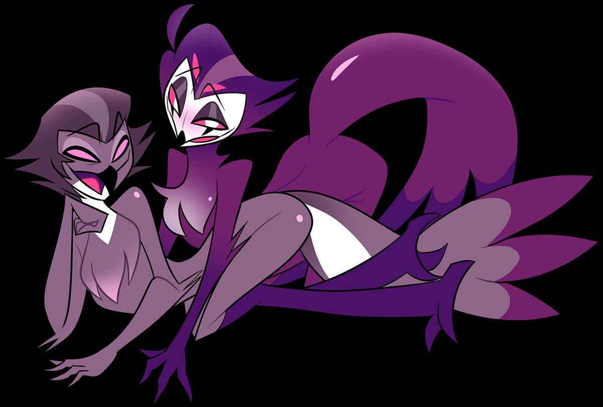 SorchaHV's tweet photo. Stolas and Sorcha showing off for valentines! 🩷🖤

Thank you to @clownweed25 for the awesome commission!

#Hellaverse #HelluvaBoss #stolas #fanart #oc

❗️Sharing is appreciated, but do not repost without permission or use for AI training❗️ https://t.co/nhyhEH8DiS