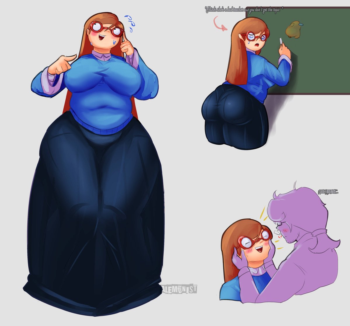 I like curvy teacher
#mslovelett