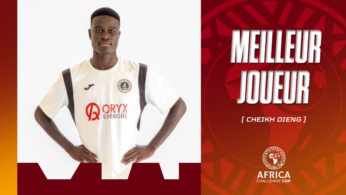 Cheikh Dieng a été désigné meilleur joueur de l’Africa Challenge Cup 2026. Il a marqué les esprits par ses qualités de défenseur et de buteur (3 buts). 

Au-delà des statistiques et des distinctions individuelles, Dieng impressionne par sa personnalité sur le terrain. Calme sous