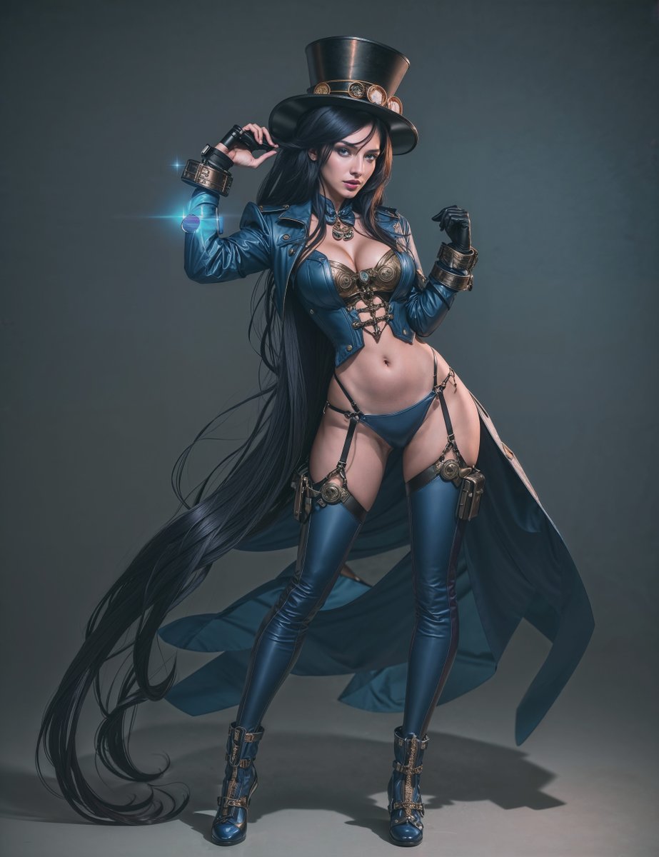 Steampunk Girl #6
Full series available: bit.ly/3vbunM0
#steampunk #aigirls #aiwaifus