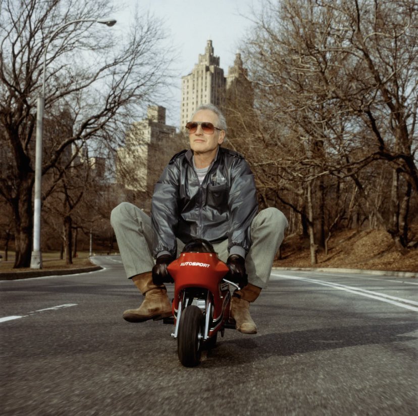 him: you better not be paul newman in aviator sunglasses and looking really cool while riding a pocket bike
me: