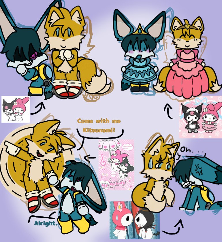Alex_Michelle55's tweet photo. @Bobbutterbutt Gave me the idea!!! #Kitsunamithefennec #milestailsprower #kittails #kitails https://t.co/LpeXYrHU3y