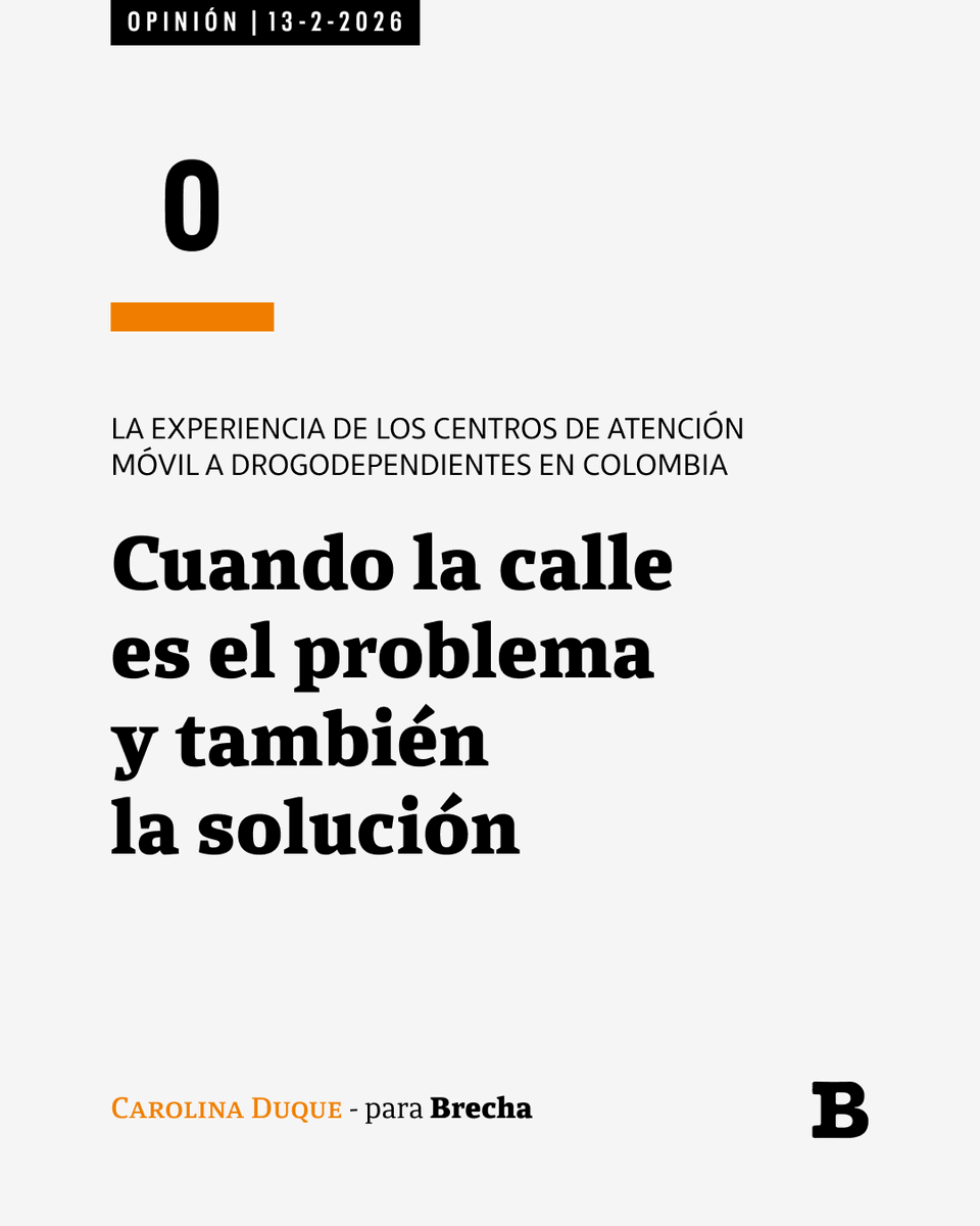 SemanarioBrecha's tweet photo. 📰 Cuando la calle es el problema y también la solución

La experiencia de los Centros de Atención Móvil a Drogodependientes en Colombia

🖋️ Carolina Duque

Lectura libre

https://t.co/4SSfY98fnG https://t.co/9KVtPFtWMj
