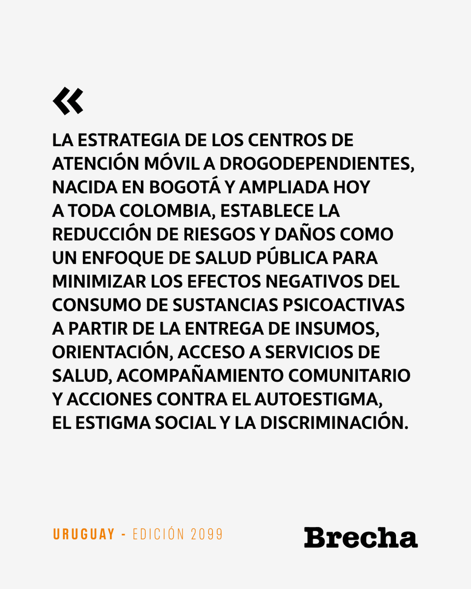 SemanarioBrecha's tweet photo. 📰 Cuando la calle es el problema y también la solución

La experiencia de los Centros de Atención Móvil a Drogodependientes en Colombia

🖋️ Carolina Duque

Lectura libre

https://t.co/4SSfY98fnG https://t.co/9KVtPFtWMj