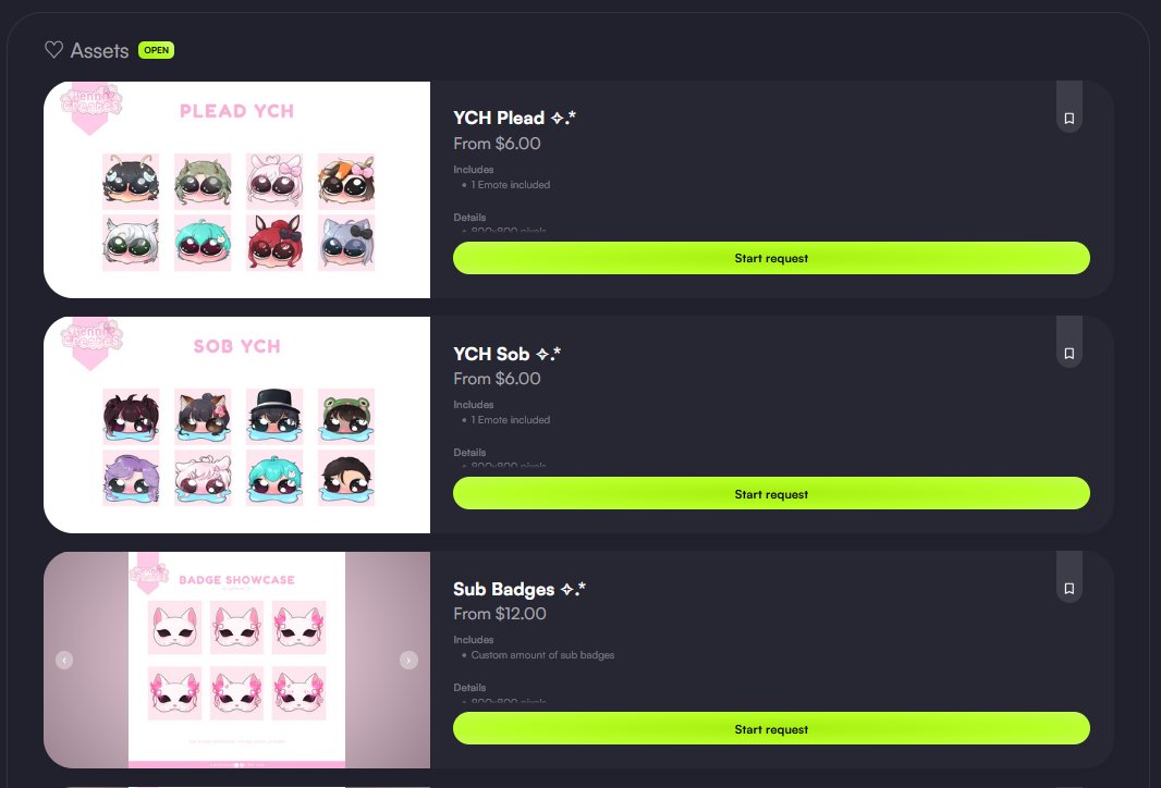 Jenn 🌷 VGen Open! tweet media