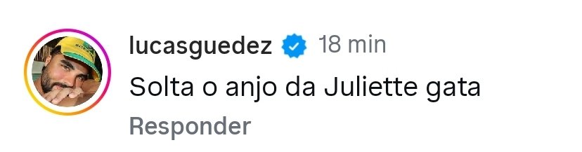 O Lucas, aparentemente, não teve culhão pra sustentar o comentário que fez na página de fofoca e acabou apagando. Engraçado como esses influenciadores de hoje em dia falam, apontam, criam narrativa… mas não bancam o que dizem. Lembre-se: o print é  eterno meu amor 🤣🤣
#BBB26