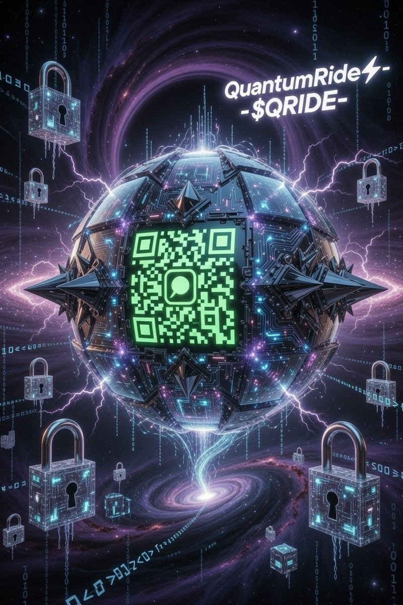 RideQuantum's tweet photo. @Quantanridemv was permanently suspended. This is the real creator (same wallet, same art, same vision). $QRIDE never died. We just upgraded the handle. CA: Gk2o…pump Army, follow + RT. We’re going again. ⚡️

#QRIDE ⚡️ #Solana #xAI #Memecoin #100x #LFG #SendIt #ChromeQueen https://t.co/Y6uDH3QetG