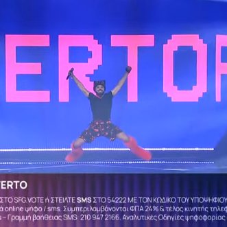 napadeslocado's tweet photo. This is definitely the type of performance ender of a man who knows he's just conquered the world.

Greece. You know what to do. #singforgreece https://t.co/rSlOaTcNuJ