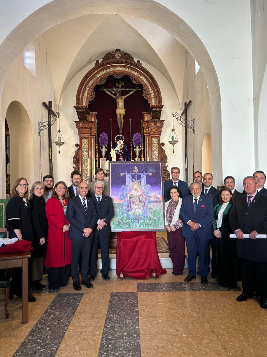 Desde nuestra Hermandad trasladamos nuestra más sincera felicitación a D. Marcos Moreno por la realización del cartel anunciador de la Semana Santa de Dos Hermanas de 2026, una maravillosa obra protagonizada por los Sagrados Titulares de la <a href="/HdadAmarguraDH/">Hdad Amargura DH</a>. 

#SantaCruzDH
