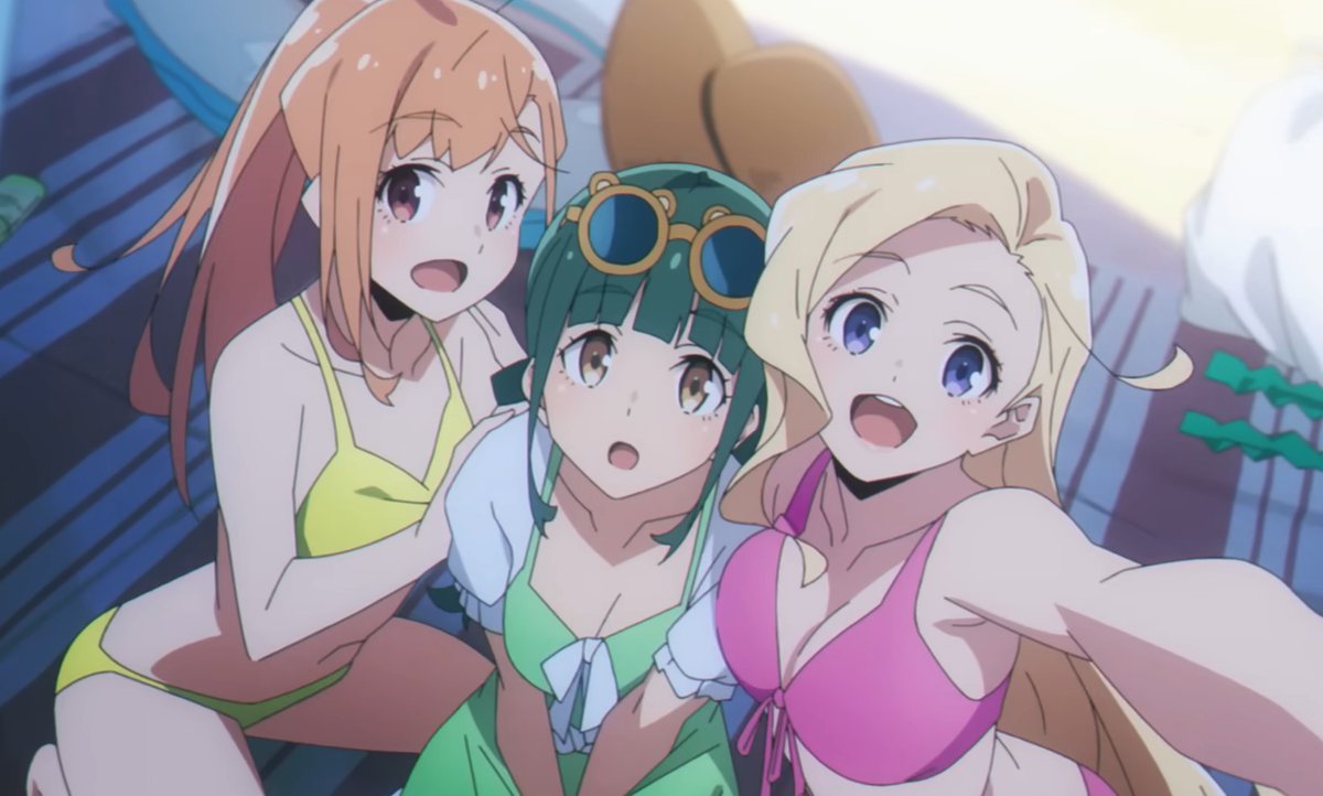 she was green and inbetween