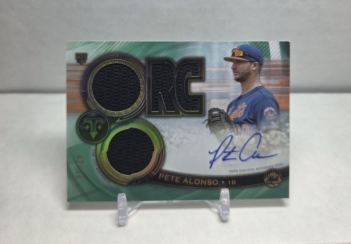 Alonso Emerald Triple GU Relic Auto /50
$100
#curserevstacks
Check Pinned Tweet For Sale Details