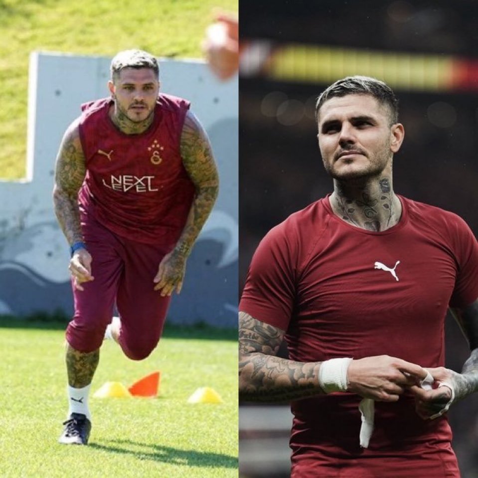 mknewstr's tweet photo. Mauro Icardi'nin 2 ayda fiziksel dönüşümü. https://t.co/XfeV7bG4jU