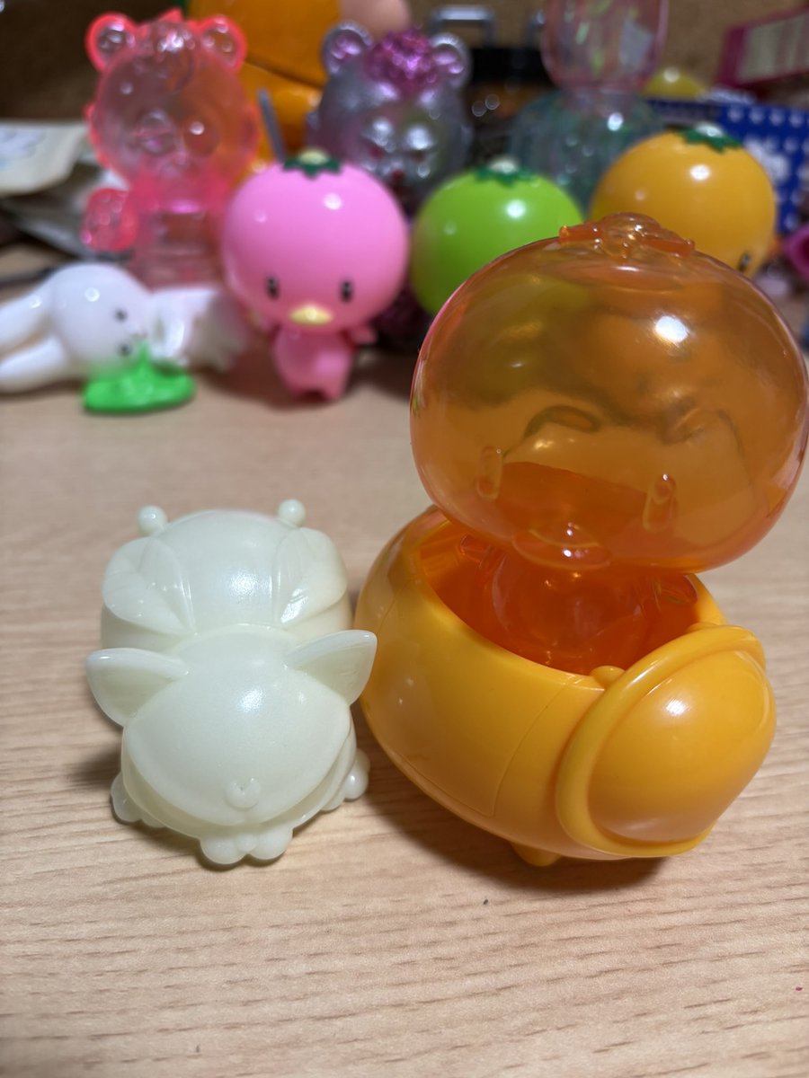 今年お迎えソフビ⑧WF 素体くじの子達んじゃ〜ファイブ！ ネコラット