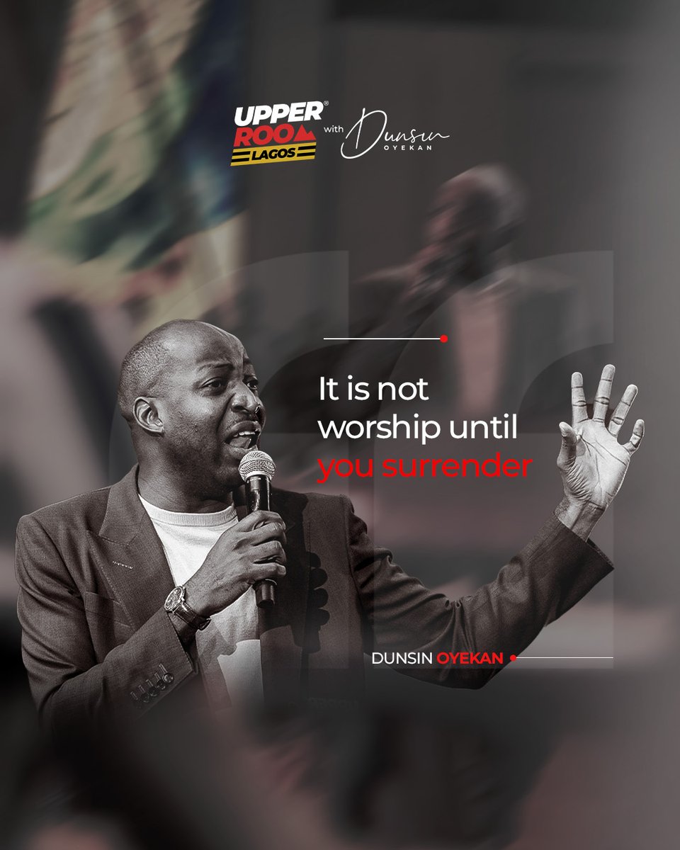 outpouring_live's tweet photo. #UpperRoomLagos #DunsinOyekan #Surrender #Intimacy https://t.co/Nb2heaq31W