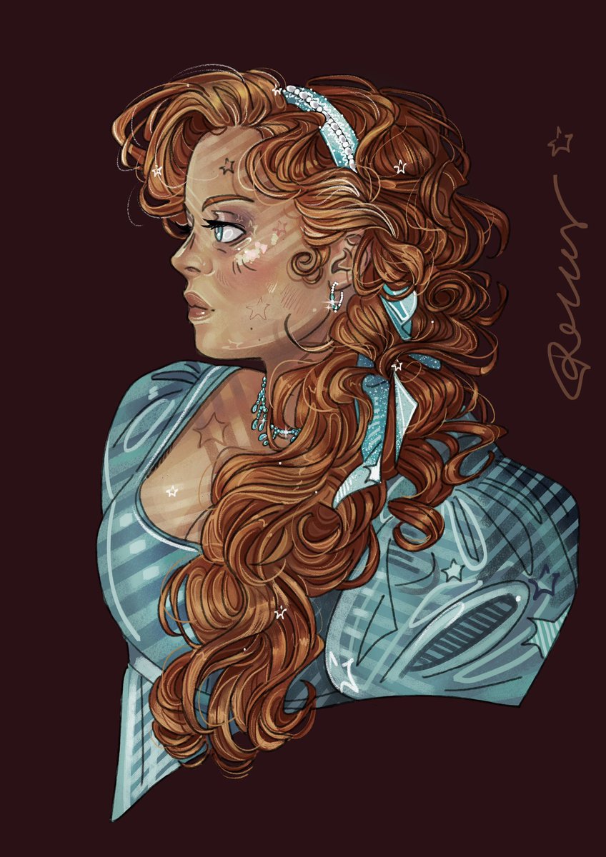 pollypillar's tweet photo. Bridgerton Hairstyles #Bridgerton #fanart #digitalpainting #hair #bridgertonnetflix https://t.co/KjDOYjlzkE